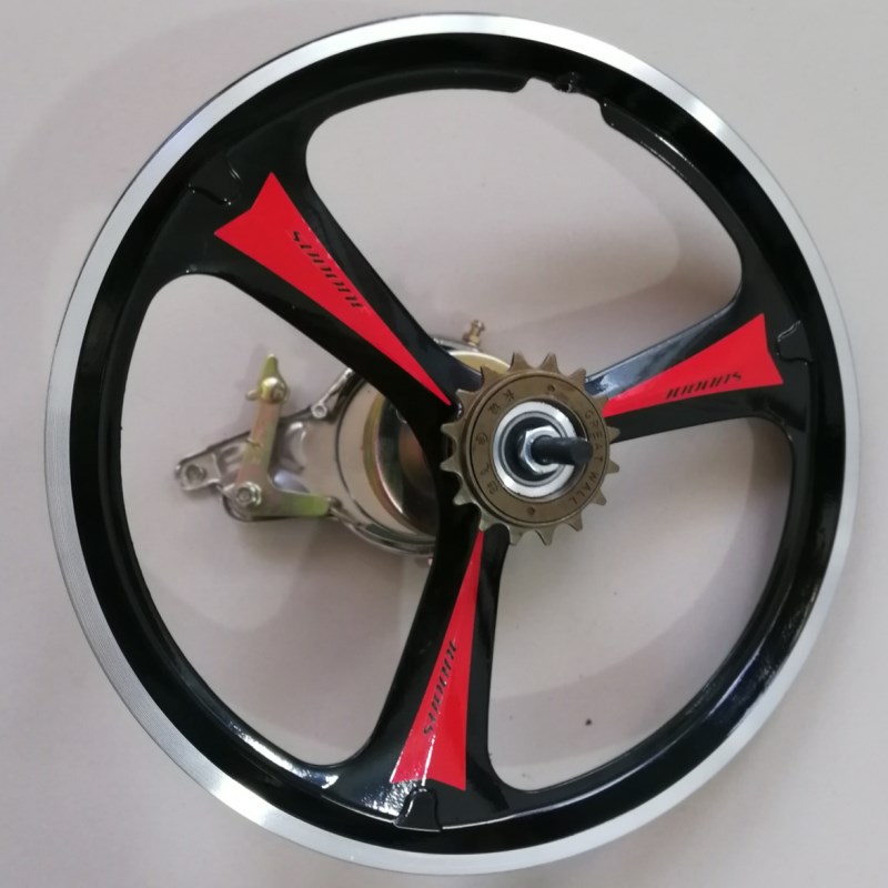 Sale Front and rear wheel hub of 12/14/16/20 inch bicycle aluminium alloy transmission disc brake wheel set for adults and children 8