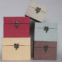 Zisha pot packing box gift box Jianzhan box tea bowl square brocade box pottery jar gift box custom