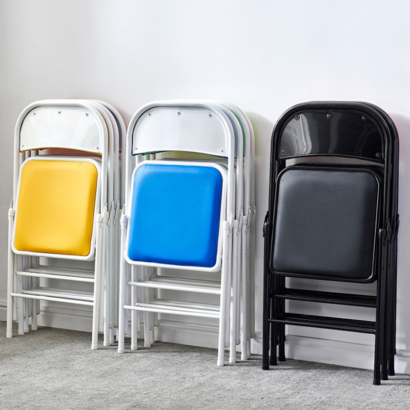 Folding Chair Portable Home Back Chair Conference Chair Office Chair Computer Chair Dormitory Dining Chair Simple Stool