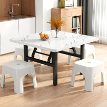 Folding table dining table dining table home rental dormitory small square table small simple stall low table table