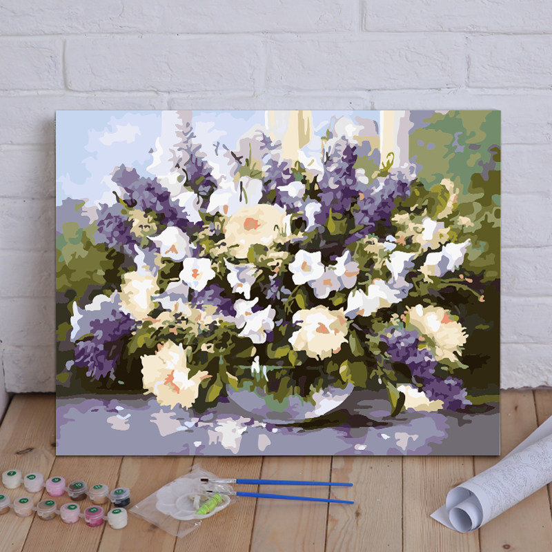 Digital oil painting DIY coloring oil painting, large living room