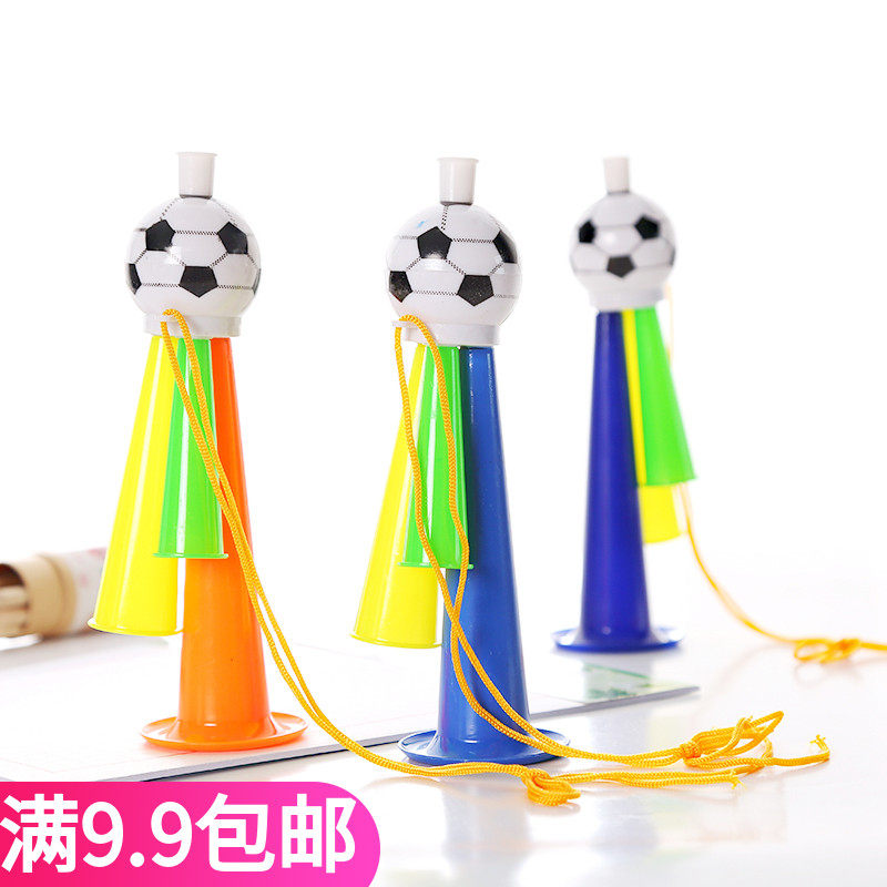 Full 9 yuan football horn children's baby can whistle toy fans playing musical instruments games cheer
