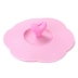 Full 9 nhân dân tệ vận chuyển tình yêu phổ biến rò rỉ silicone con dấu đào trái tim bụi cốc cốc nắp clip muỗng bình đựng nước uống đẹp Tách