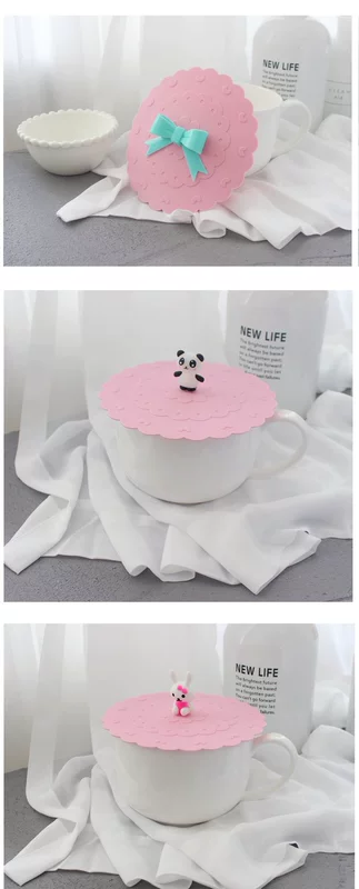 Đầy đủ 9 nhân dân tệ vận chuyển lớn 15cm bảo vệ môi trường silicone phổ cốc chống bụi niêm phong chống thấm niêm phong nắp nắp bát nắp nắp cốc bình giữ nhiệt lock and lock