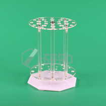 Organic disc scale straw rack pipette holder 28 holes outlet quality turnable manufacturer Regular invoice