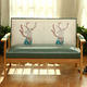 Đơn giản phòng khách đồ nội thất ghế sofa khu vực nghỉ ngơi hộp chân tắm shop nhỏ sofa vải sofa phòng khách sạn - FnB Furniture