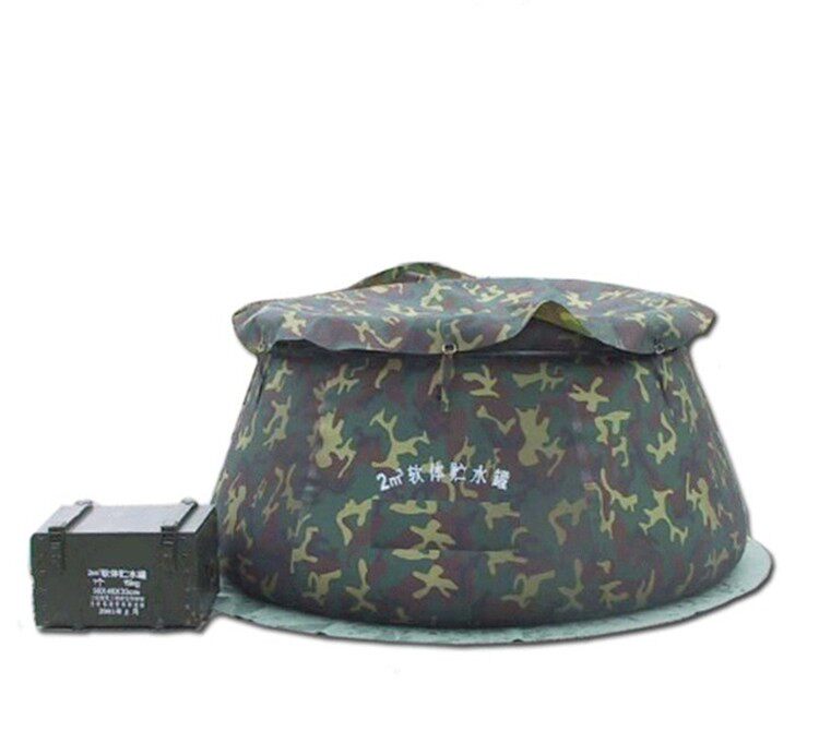 Software 2003-2 water storage tank folding 2 cubic water sac water bag row army field 2 ton camouflak TPU water storage tank