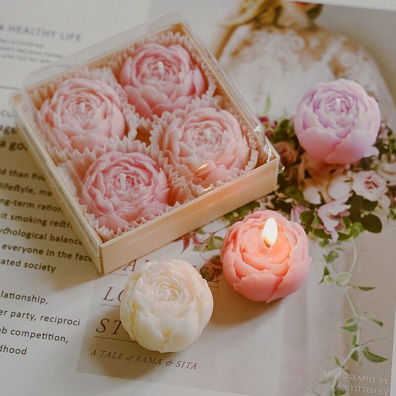 Valentine's Day Rose Scented Candle Gift Box for Girlfriend ins Style Gift Teacher's Day Gift Fragrance Creative Valentine's Day Rose Scented Candle Gift Box for Girlfriend ins Style Gift Teacher's Day Gift Fragrance Creative