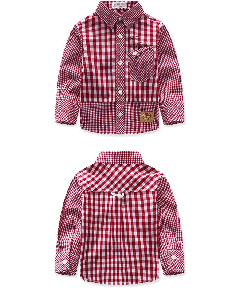 Chemise enfant SINGBAIL à manche longue - Ref 2083188 Image 17
