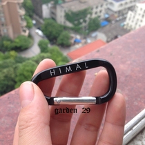 Mini D-type flat 5 to 10 mountaineering buckle hanging fishing key chain portable tourist home outdoor customizable LOGO