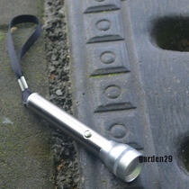 Section 1 No. 7 Mini Big Head Moon Keychain Strong Light Stainless Metal Flashlight Small Gift Customizable LOGO