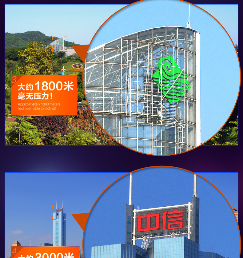 30x60 phim xanh 100 kính thiên văn buổi hòa nhạc mini cầm tay ngoài trời độ nét cao có thể được tùy chỉnh LOGO - Kính viễn vọng / Kính / Kính ngoài trời ống nhòm du lịch
