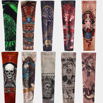 Original MR motor Summer outdoor sports cycling driving Sunscreen cooling sleeve personalized tattoo arm cover