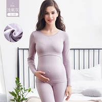 Светло-фиолетово-серый плюс бархат