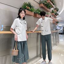 Graduation class clothes x custom 1234 class T-shirt senior three minority art season set junior high school photo dress