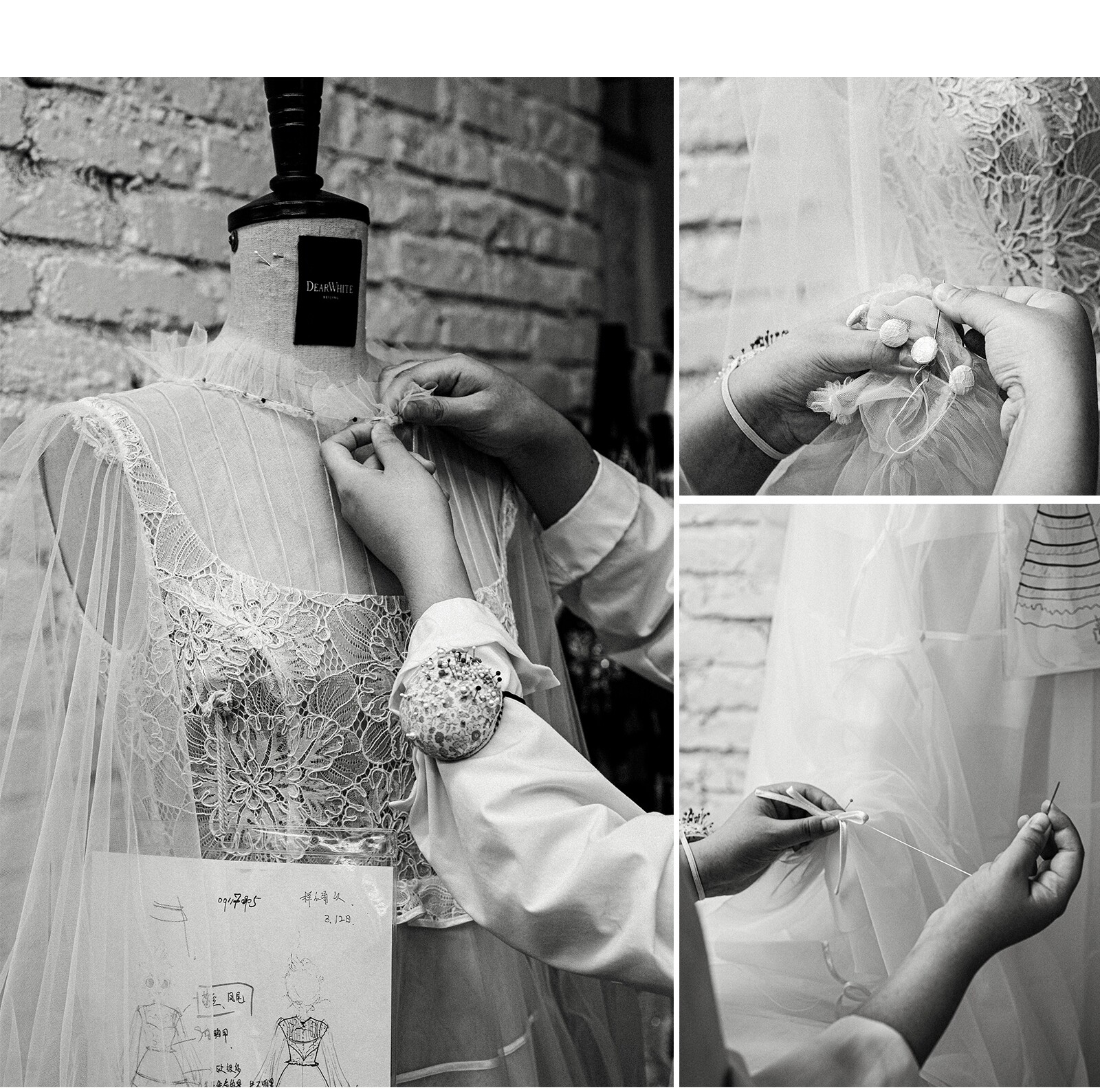 Ретро дизайнерское свадебное платье для невесты, оригинальная кружевная длинная юбка, французский стиль, А-силуэт 