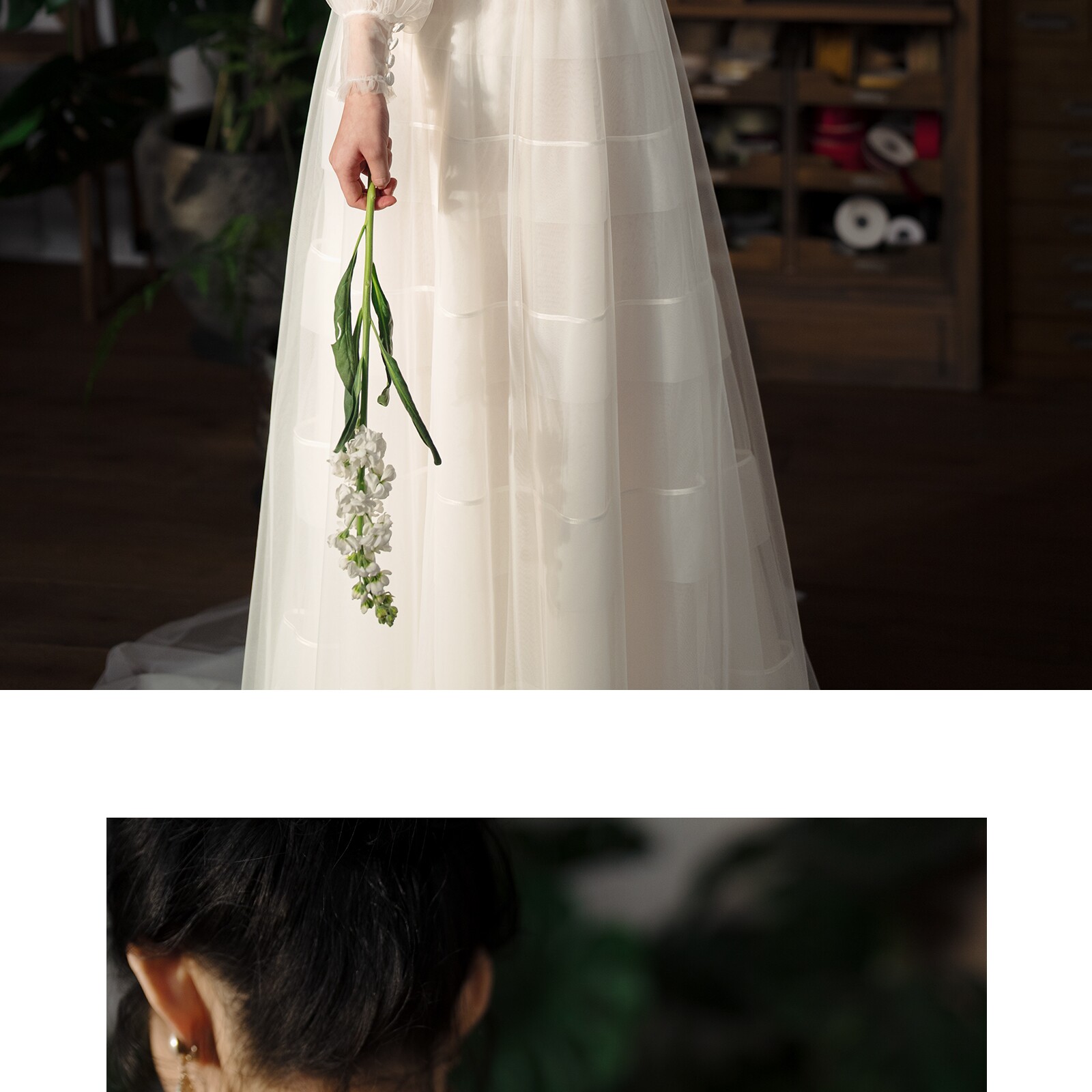 Ретро дизайнерское свадебное платье для невесты, оригинальная кружевная длинная юбка, французский стиль, А-силуэт 