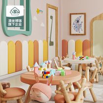 Childrens soft bag anti-collision wall sticker backrest headboard tatami Wall self-adhesive early education taekwondo kindergarten customization