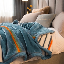  Flannel 10 kg cartoon childrens blanket quilt cashmere double-layer single thickened student bed cloud mink mattress