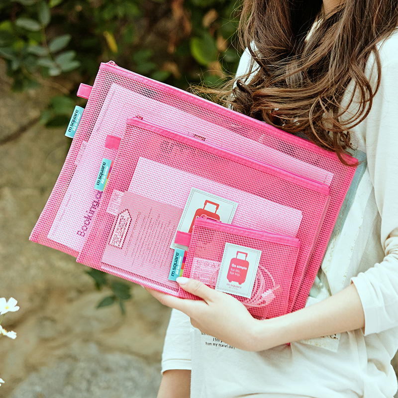 m square travel storage bag suit file bag Underwear underwear storage bag Sundries storage finishing bag Korea