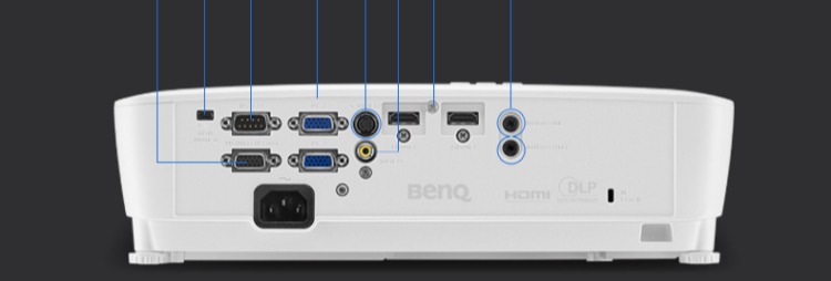 Máy chiếu Benq BenQ Máy chủ văn phòng HD tại nhà HD đào tạo 3D hỗ trợ máy chiếu 3D - Máy chiếu may chieu panasonic