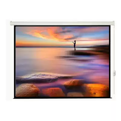 150 inch 4:3 projector curtain white plastic white glass fiber electric curtain or bracket curtain projection screen