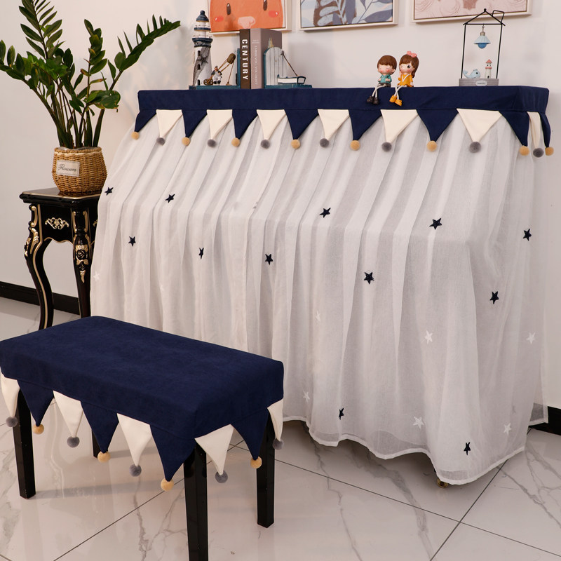 Santa Manny Piano Dust Cover Light Lavish Full Hood Modern Brief Child Cen Geb Nordic Half Hood Boy Piano Sleeve