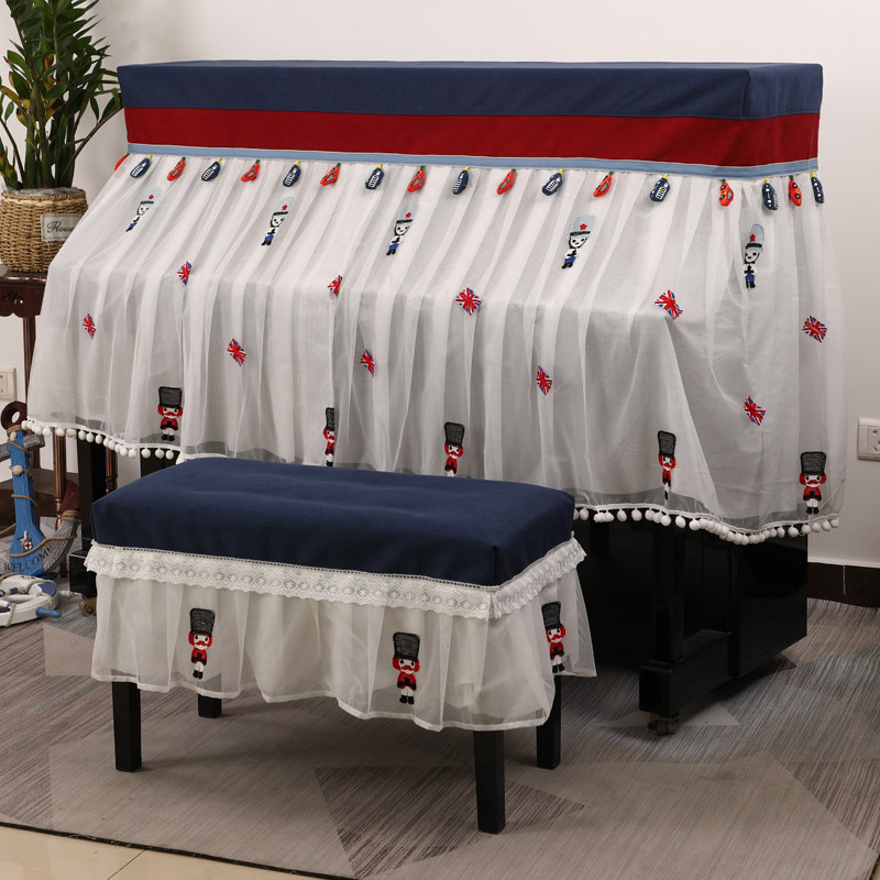 Boy Piano Hood Half Hood Dust Resistant Full Hood Upscale American Piano Cover Brief Nordic Children Cartoon Piano Geb