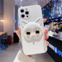 Stereo cat suitable for apple 12 mobile phone shell Zhao Ruth with the same iphone11 protection shell cute 7p 8p net