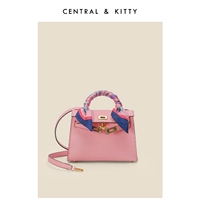 Сумочка CENTRAL&KITTY, женская маленькая сумка, розовая сумка Kelly, мини-сумка второго поколения, женская сумка, сумка через плечо