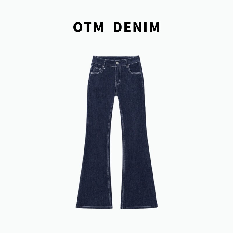 Otm Denim【Star Summer】Low-Waist Stretch Flared Pants, Not Easy to Fade, Denim Spring/Summer New Style, Slim Fit, Hip-Lifting Otm Denim【Star Summer】Low-Waist Stretch Flared Pants, Not Easy to Fade, Denim Spring/Summer New Style, Slim Fit, Hip-Lifting