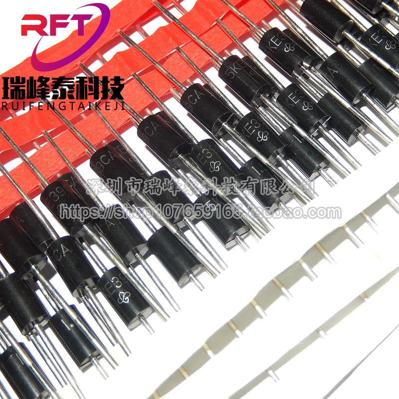 New 1 5KE39CA DO-201AD 1500W 39V bidirectional in-line TVS transient diode