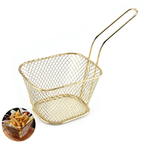 Stainless steel fries fried basket Western food snack food basket fried net basket fried net basket