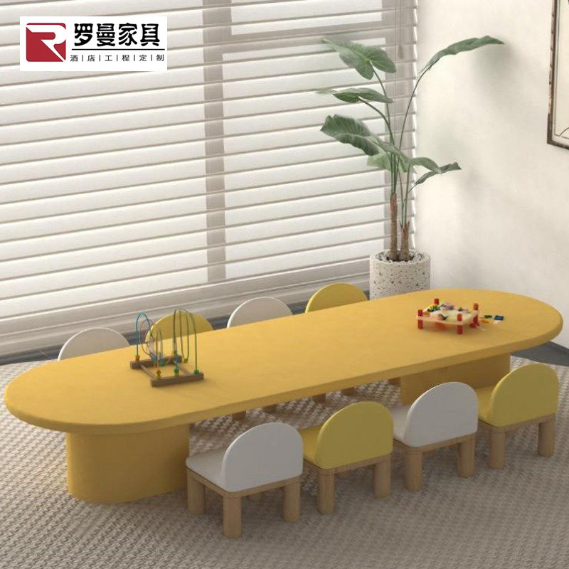 Kindergarten Children's Table and Chair Set, Shopping Mall, Amusement Park, Reading Area, Craft Table, Early Education Center, Training Table, Game Table