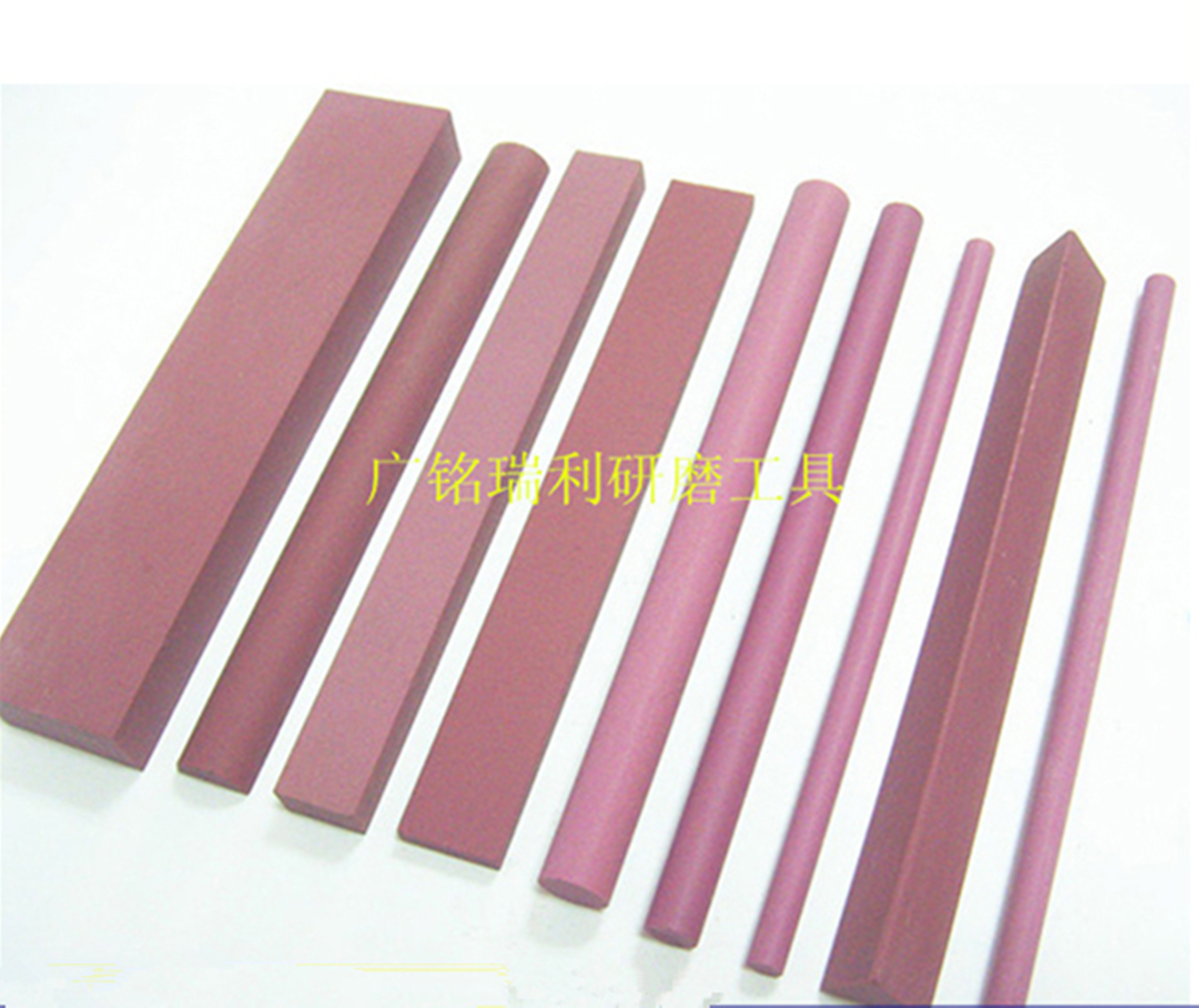 Imported ruby red oil stone molds polished oil stone
