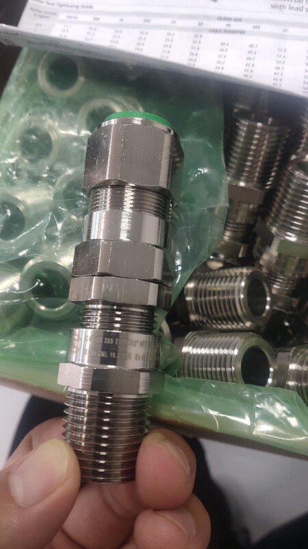 Cmp 20S E1Fw 1/2Npt Imported Explosion-Proof Cable Cmp Connector Gland Armor Explosion-Proof Connector