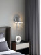Bedroom crystal wall lamp Italian light luxury art star bedside lamp modern minimalist Bauhaus living room background wall lamp