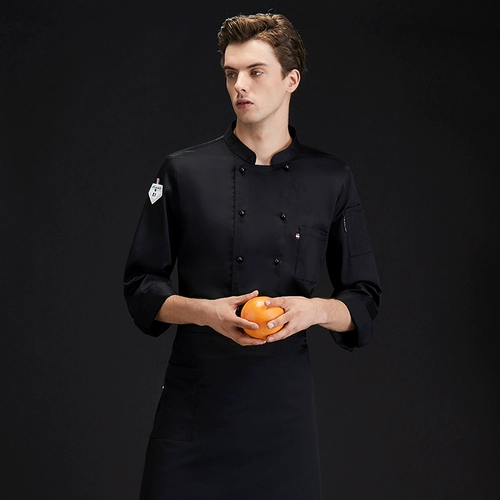 Шеф -повара рабочая одежда длинная -мужская гостиница кухня кухня кухня, кухня для питания для выпечки