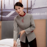 Демисезонный комнатный пуховик для отеля, комбинезон, нарукавники, комплект, осенний сезон, большой размер