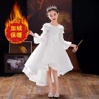 Zxa097 белый длинное рукав плюс бархатная подписка на корону