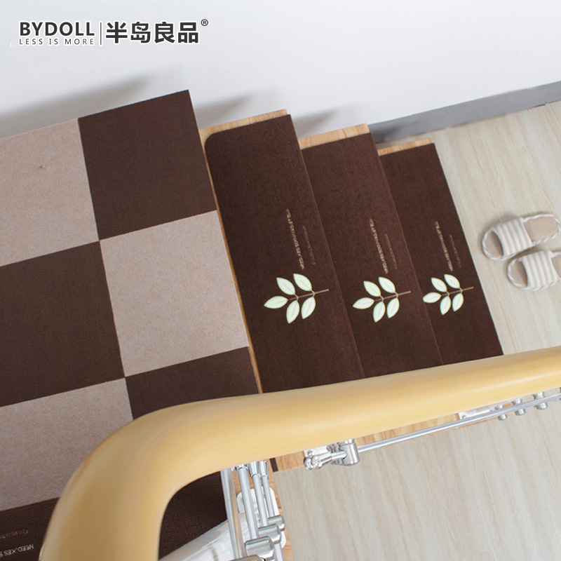 Peninsula good product Solid wood stair mat Stepping mat Household non-slip floor mat Carpet Glue-free self-adhesive stair stickers Step stickers