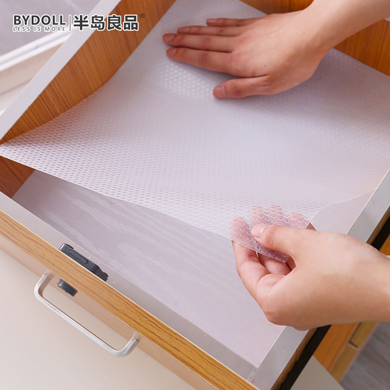 Drawer pad paper moisture-proof cabinet mat self-adhesive thickened wardrobe dustproof shoe cabinet oil-proof sticker kitchen waterproof mat creativity