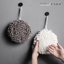 SnowNeil rubbed handball water suction speed dry hand towels kitchen washroom with no hair rag cute child hanging handkerchief