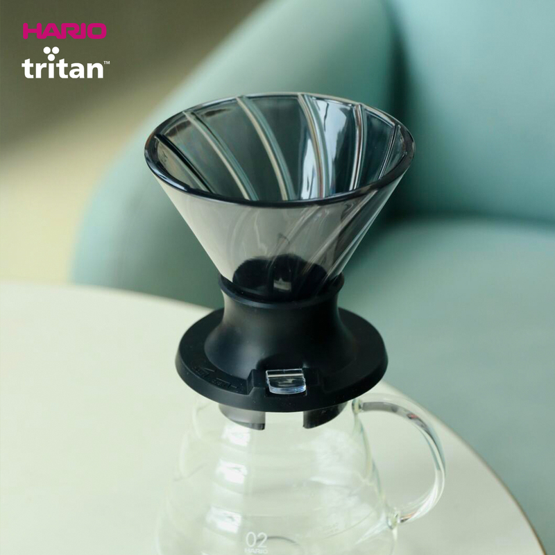 Hario Smart Cup V60 Ceramic Groove Drip Filter Cup Tritan Hand-Brewed Coffee Drip Filter Cup Hand-Brewing Tool