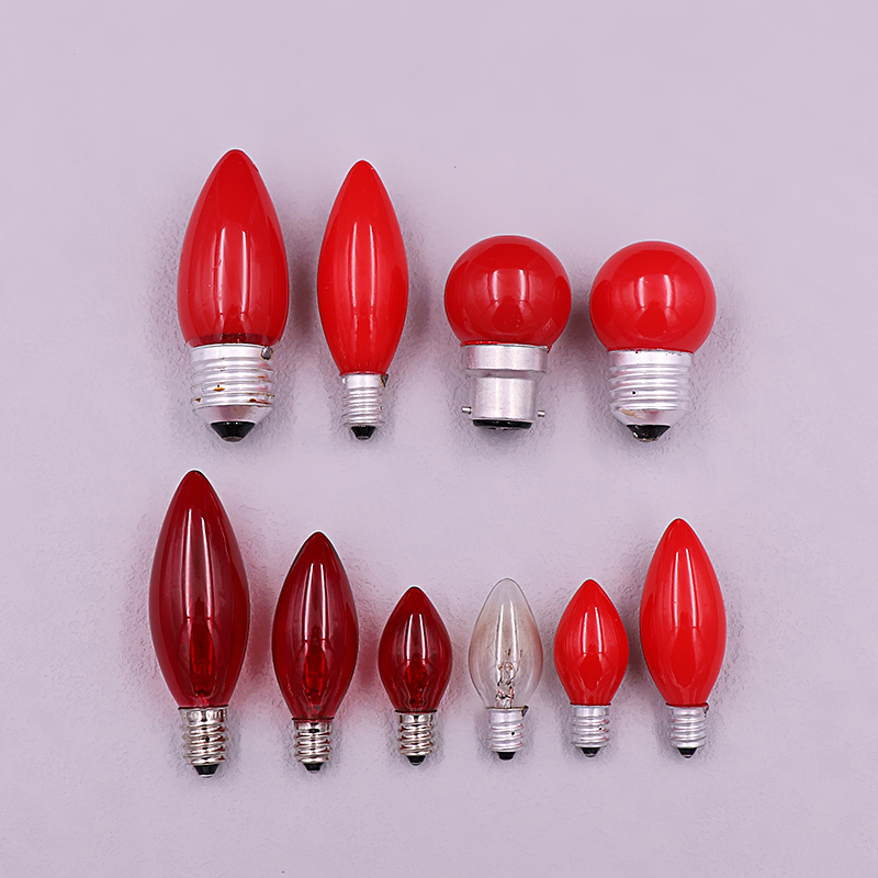 LED for the Buddha E12 small red bubble E14 Buddha light bulb Electric light bulb Electric candle Changmin E27 screw mouth Buddha niche