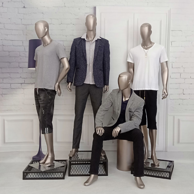 Men's model props mannequin full body fashion Korean clothing store men's window dummy display stand