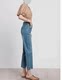 Haute Couture Series | 2024 Spring New High-Waisted Straight-Leg Jeans for Women, Loose Fit, Slimming, Cropped Cigarette Baguette Pants