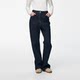 [San You Supermodel Pants]Heavyweight Washed Classic Blue Straight-Leg Jeans for Women, Autumn/Winter 2025, Stretch Slimming Long Pants