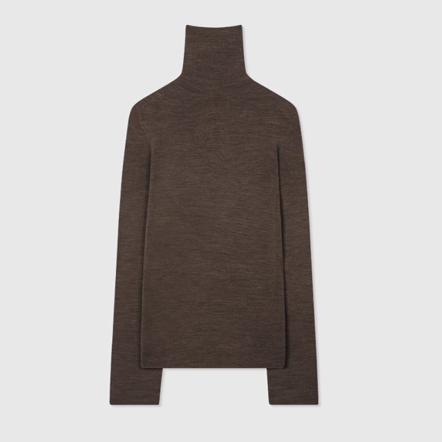 Seamless, Machine-Washable Yangzi Yarn High-Neck Base Layer Women's Long-Sleeve T-Shirt Top