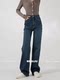 Word-Of-Mouth Hit Pants_Italian Craftsmanship/Long Legs Appear Slimmer Straight-Leg Jeans for Women